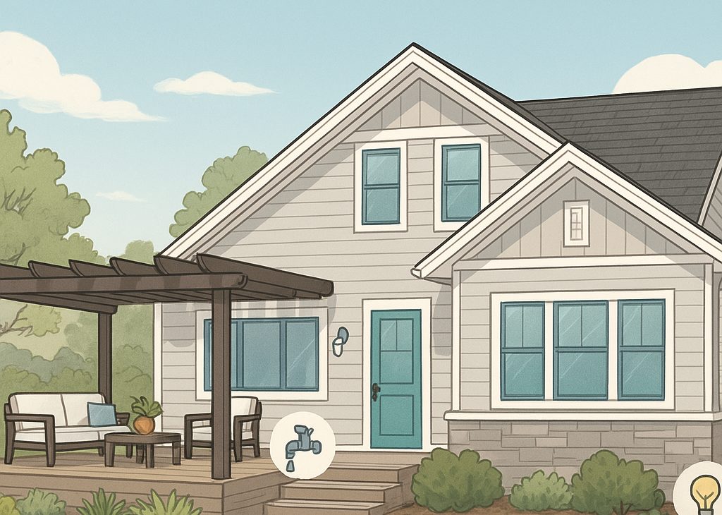 Illustration of a home in Ocean View, DE